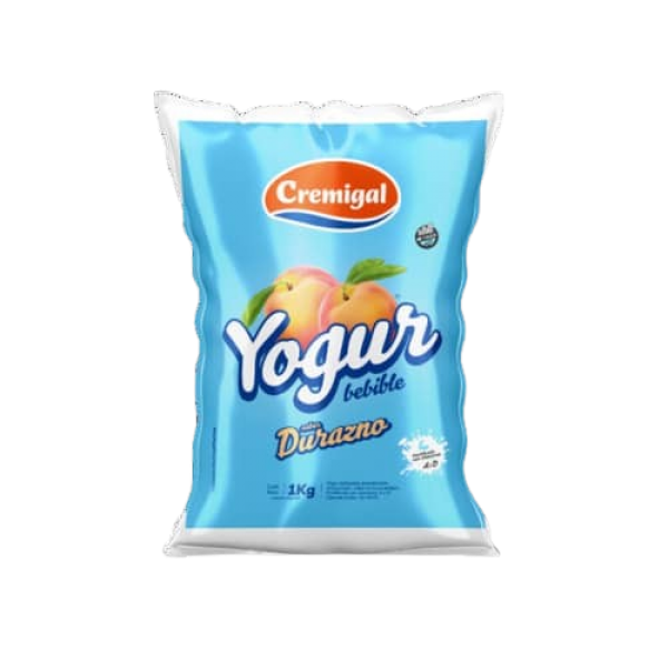 Cremigal Yogur Bebible Sabor Durazno 1kg