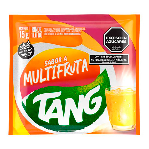 Tang Jugo En Polvo Sabor A Multifruta 15gr