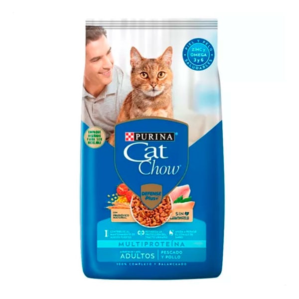 Cat Chow Alimento Para Gatos Adultos Pescado y Pollo 8kg