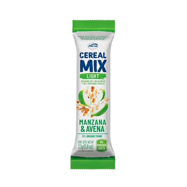 Cereal Mix Barra Balance Manzana Y Avena 23gr