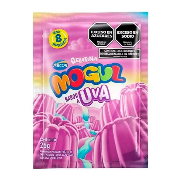 Mogul Gelatina Sabor Uva 25gr