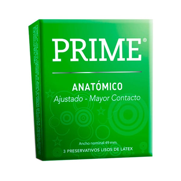 Prime Preservativos Anatomico 3 Unidades