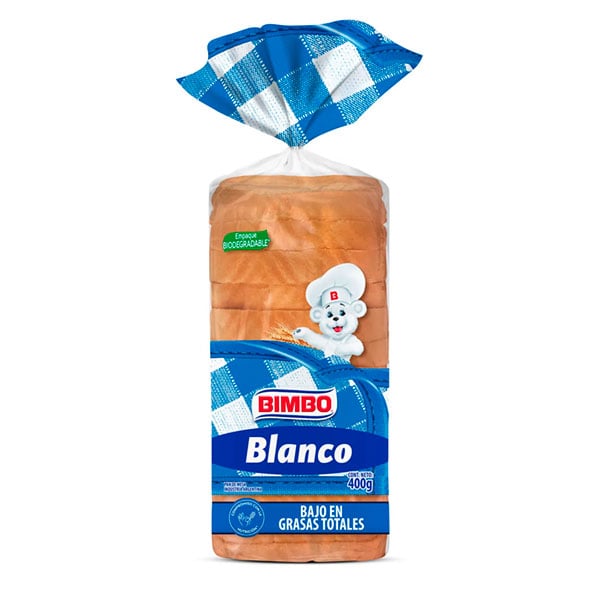 Bimbo Pan Blanco 400gr