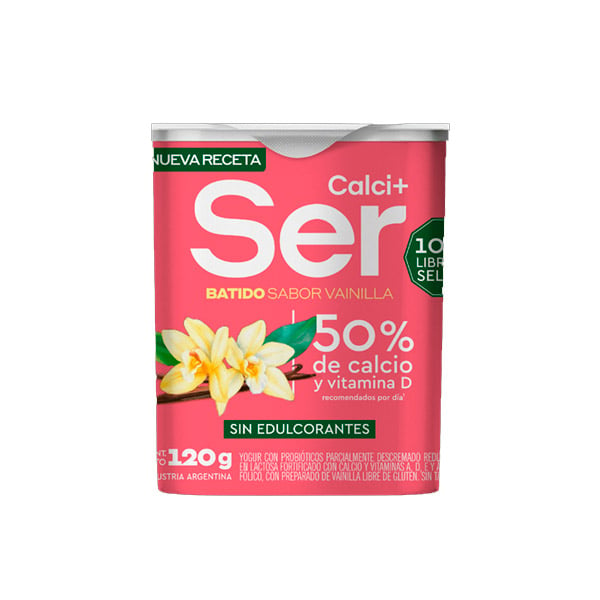 Ser Yogurt Batido Sabor Vainilla 120gr