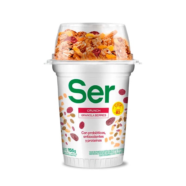 Ser Yogurt Con Cereales Granola Berries 155gr