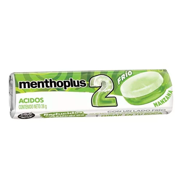 Menthoplus Acido Sabor Manzana 28gr