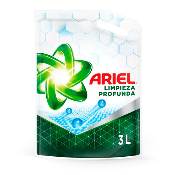 Ariel Jabon Liquido Limpieza Profunda 3L