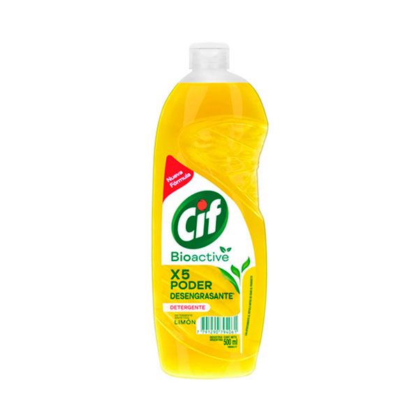 Cif Bioactive Detergente Desengrasante Limon 500ml