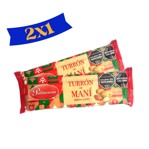 2x1 Palmesano Turrón de Maní Semiblando 150gr
