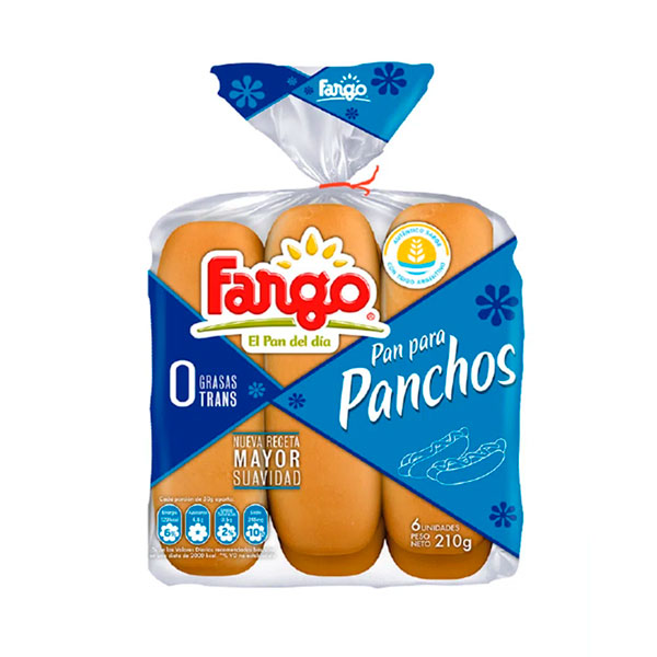 Fargo Pan Para Panchos Empaque Biodegradable 210gr