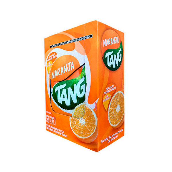 Tang Jugo Sabor A Naranja 8 Sobres De 18gr Cada uno