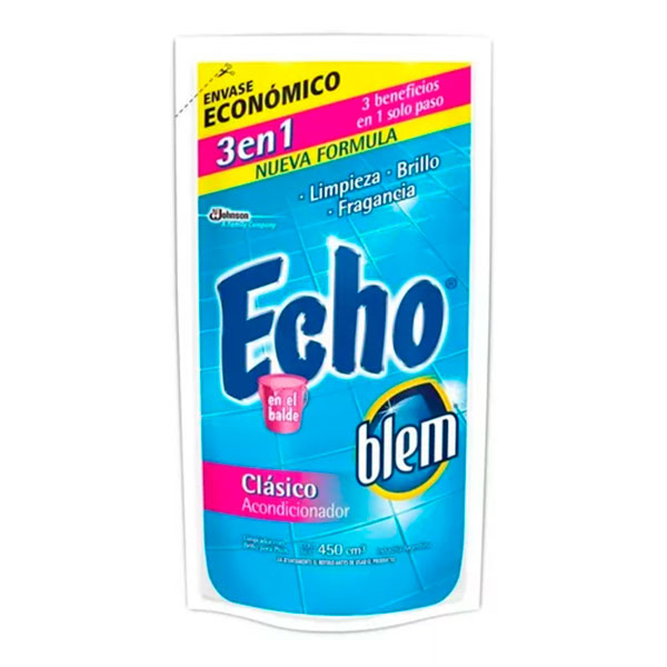 Echo Clasico Limpiador De Piso Doy Pack 450ml