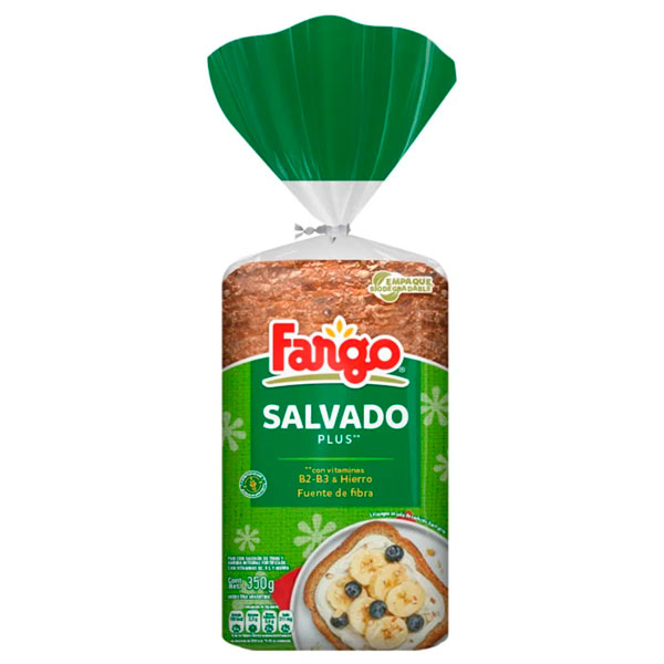 Fargo Pan De Salvado Plus Empaque Biodegradable 350gr