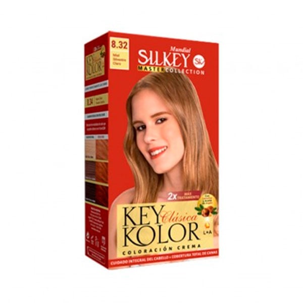 Silkey Coloracion En Crema Miel Silvestre Claro 8.32