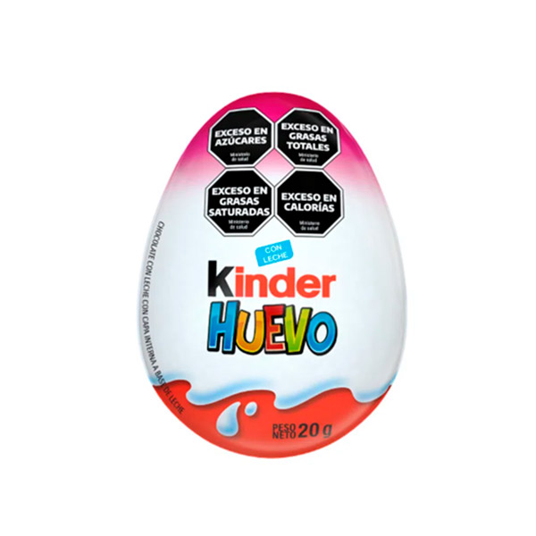 Kinder Sorpresa Huevo De Chocolate Con Leche Rosado 20gr