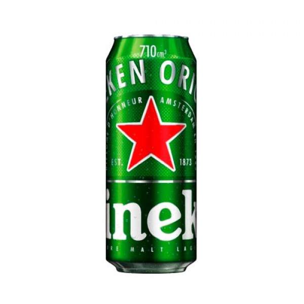 Heineken Cerveza Pure Malt Lager Lata 710ml