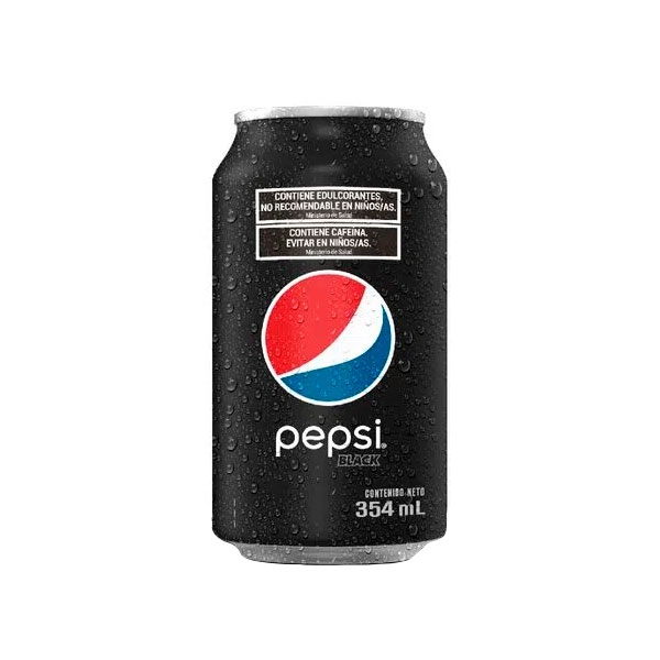 Pepsi Gaseosa Black Sin Azucares 354ml