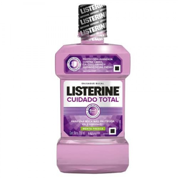 Listerine Enjuague Bucal Cuidado Total Menta 250ml