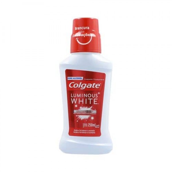 Colgate Enjuague Bucal Luminous White 250ml