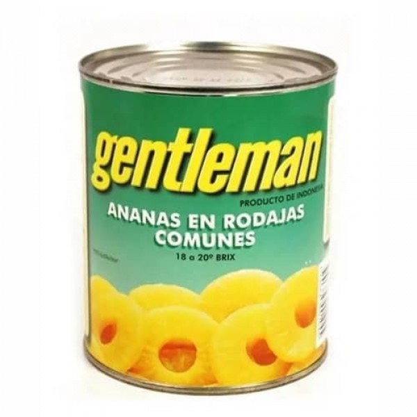Gentleman Ananas En Rodajas Comunes 567gr