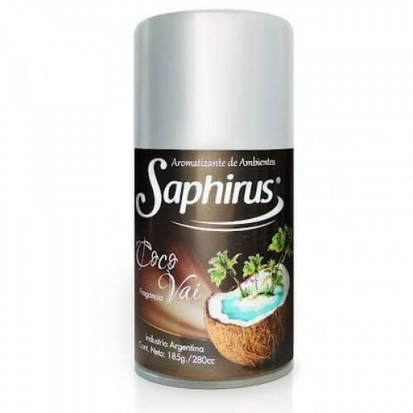 Saphirus Aromatizante De Ambientes Fragancia Coco Vai 280ml