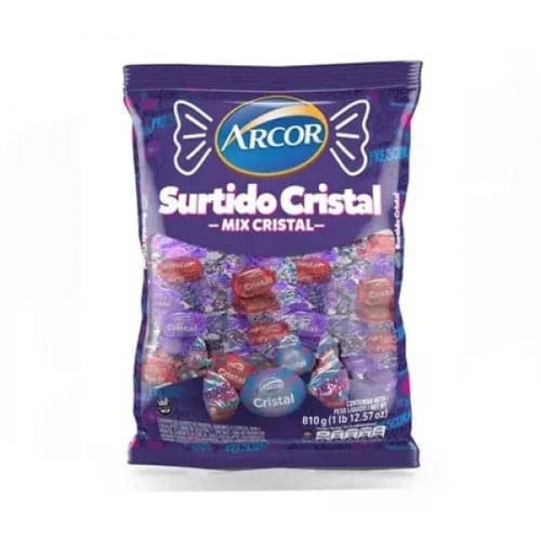 Arcor Caramelos Surtidos Mix Cristal 810gr