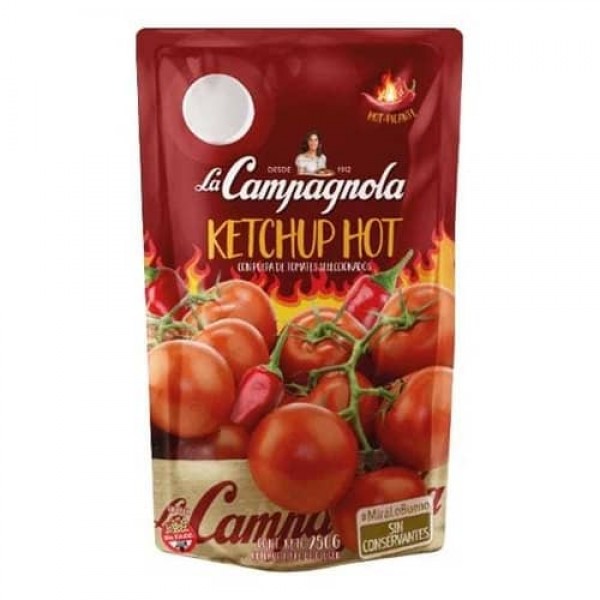 La Campagnola Ketchup Hot 250gr