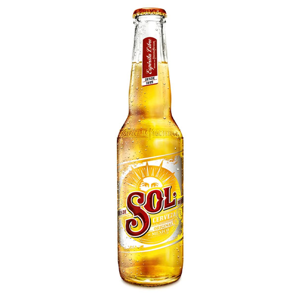 Sol Cerveza Rubia Botella 330ml