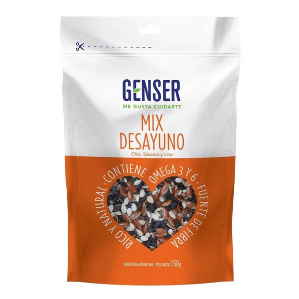 Genser Mix Desayuno Chia Sesamo Y Lino 150gr