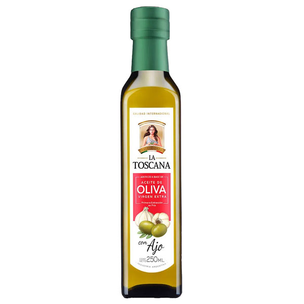 La Toscana Aceite De Oliva Con Ajo 250ml