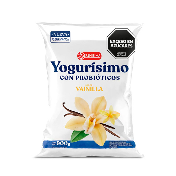 Yogurisimo Yogur Bebible Con Probioticos Sabor Vainilla Sachet 900gr
