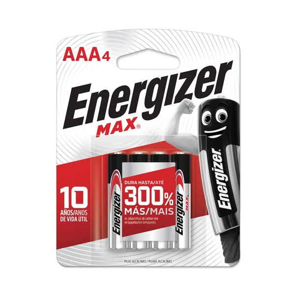 Energizer Max Pilas AAA4