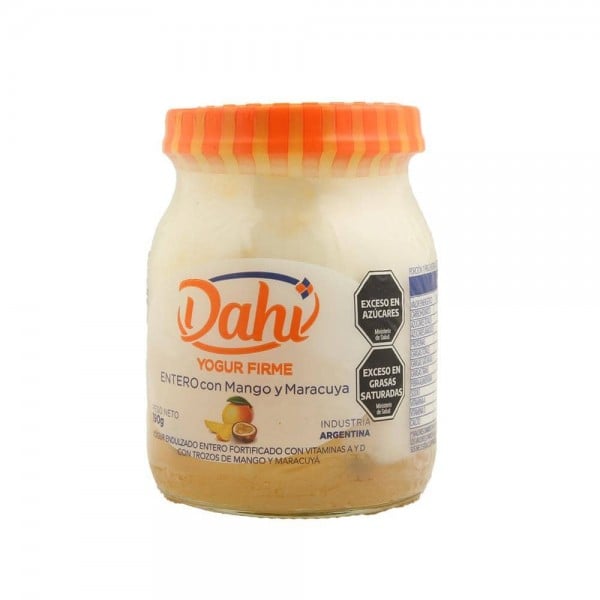 Dahi Yogur Firme Entero Con Mango Y Maracuya 190gr