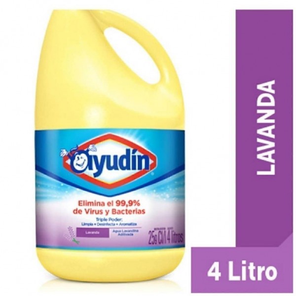 Ayudin Limpiador Desinfectante Lavanda 4L