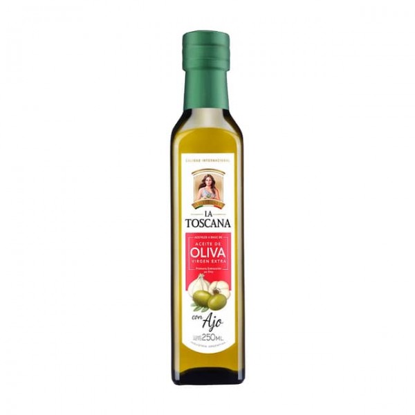 La Toscana Aceite De Oliva Con Ajo Y Limon 250ml