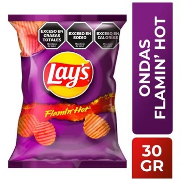 Lays Papas Flamin Hot 30gr