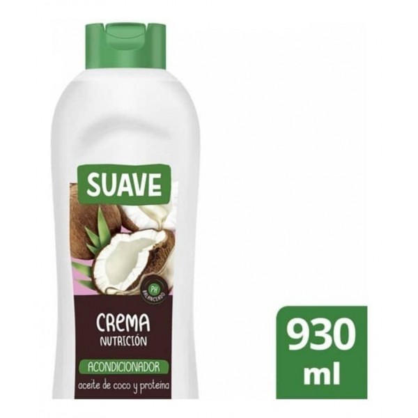 Suave Crema Nutricion Acondicionador Aceite De Coco Y Proteina 930ml