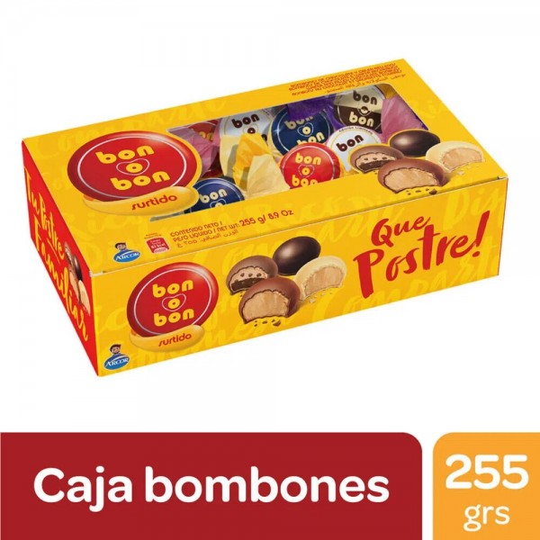 Bon o Bon Bombones De Chocolate Surtidos 255gr