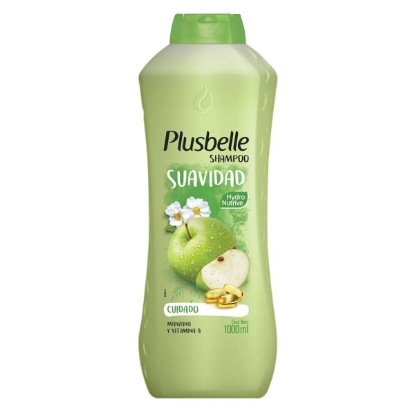 Plusbelle Shampoo Suavidad Manzana 1000ml