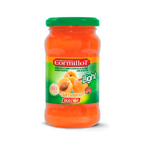 Dulcor Cormillot Light Mermelada De Damasco 390gr