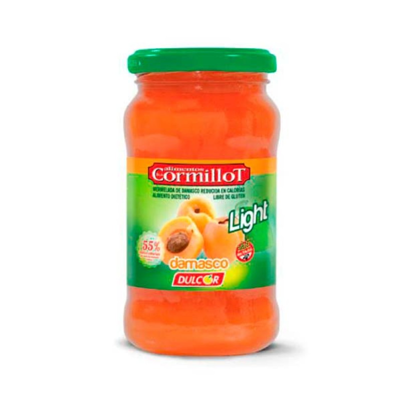 Dulcor Cormillot Light Mermelada De Damasco 390gr