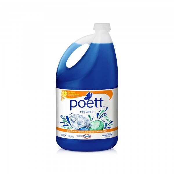 Poett Limpiador Desinfectante Aromatizante Liquido Solo Para Ti 4L
