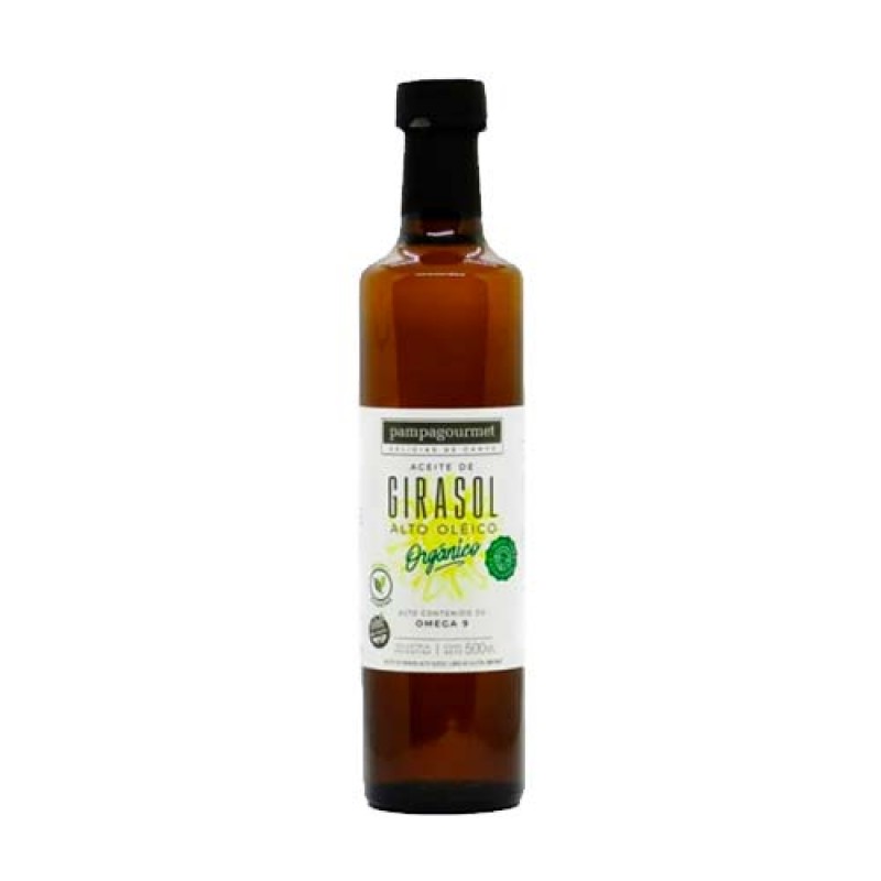 Pampagourmet Aceite de Girasol Organico Alto Oleico 500ml