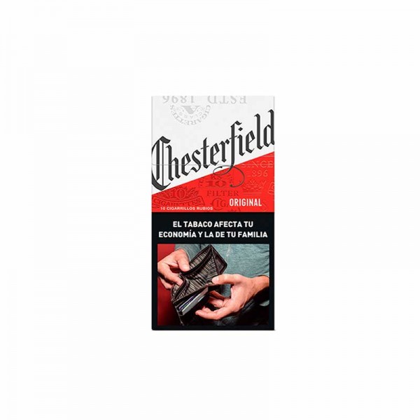 Chesterfield Cigarrillos Rubios Original Box 10 Unidades