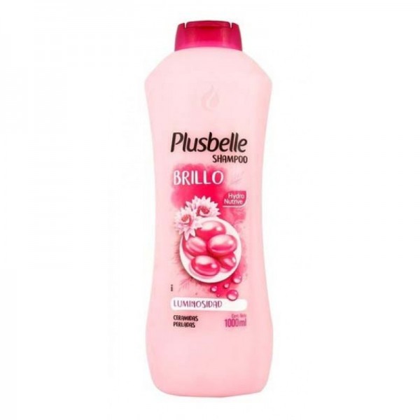 Plusbelle Shampoo Brillo Luminosidad 0% Parabenos Ceramidas Perladas 1L