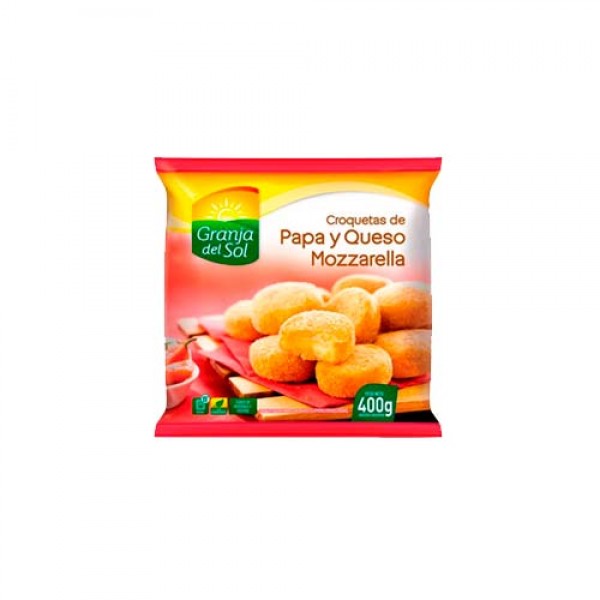 Granja Del Sol Croquetas De Papa Y Queso Mozzarella 400gr