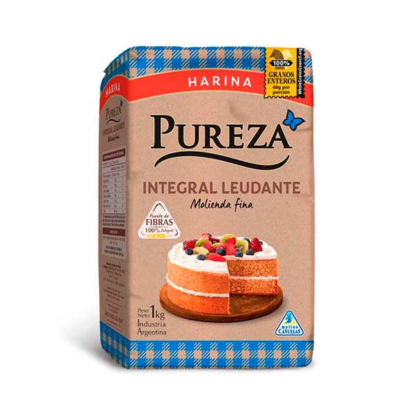 Pureza Harina Integral Leudante 1kg
