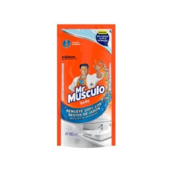 Mr Musculo Baño Limpiador Liquido Desinfectante de Superficies Doy Pack 450cm