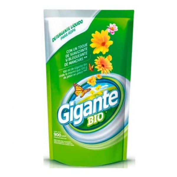 Gigante Bio Detergente Liquido Para Ropa 900cm