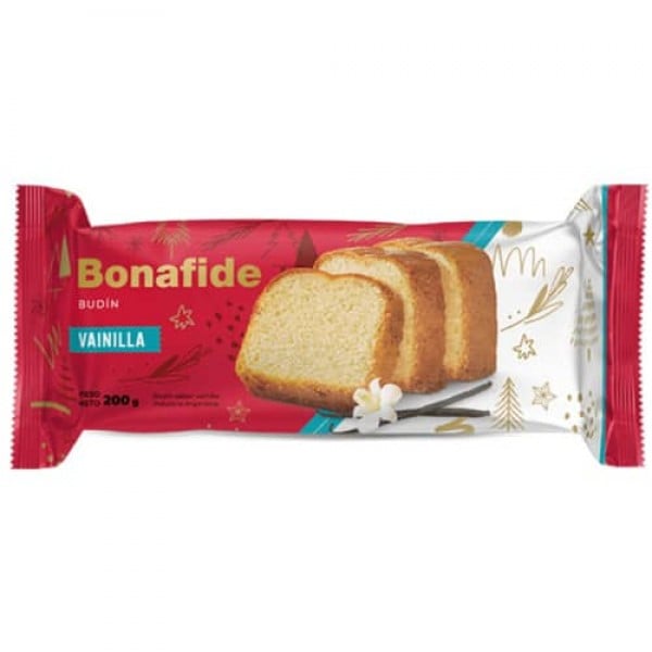 Bonafide Budin Sabor Vainilla 200gr